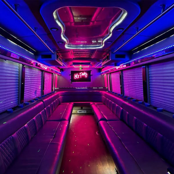 Party Bus Rentals Services near me Woodlands, TX